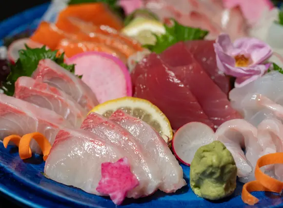 鮮魚の刺身盛り合わせ