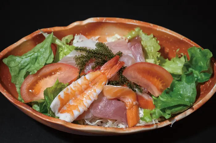 鮮魚と野菜のサラダ仕立て