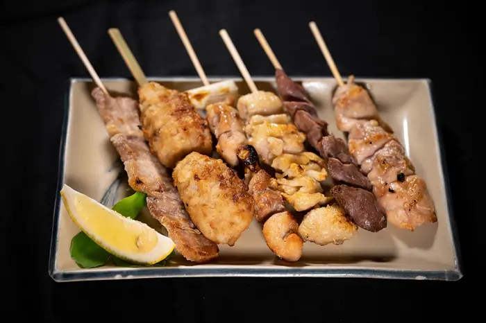 鶏の焼き鳥盛り合わせ